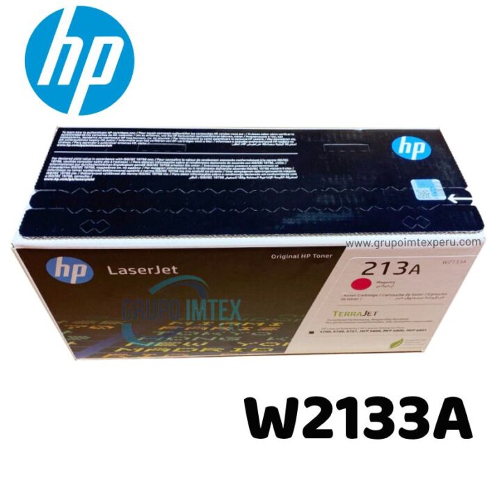 Toner Hp 213A W2133A  Magenta , LaserJet  5700, 5800, 6700, 6701, 6800, 6801, X55745, X654