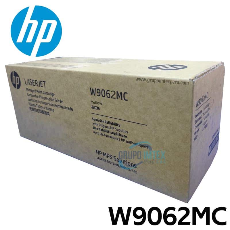 Toner Hp W9062MC Yellow Laserjet E55040, Mfp E57540, Flow Mfp E57540