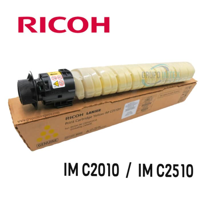 Toner Ricoh Im C2010, Im C2510 Amarillo Original