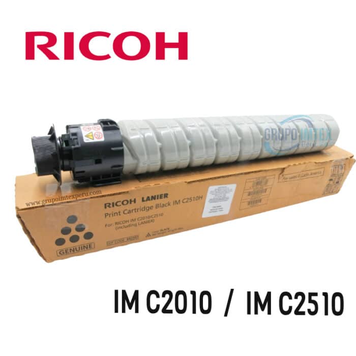 Toner Ricoh Im C2010, Im C2510 Negro Original