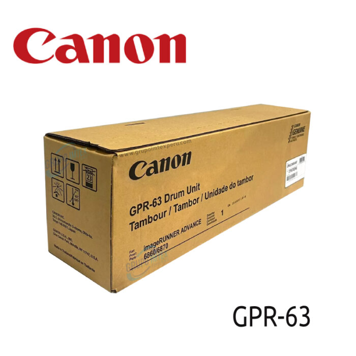 Tambor Canon GPR-63  Negro DX 6870i, DX 6860i