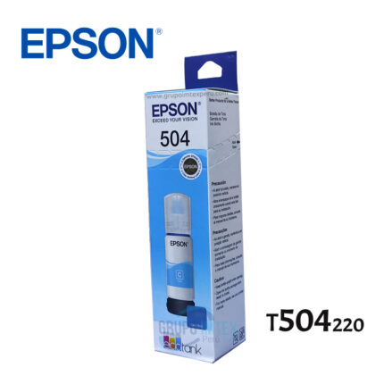 Tinta Epson T504220 T504 Cyan L1110, L3110, L3210, L3150