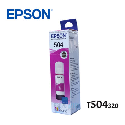 Tinta Epson T504320 T504 Magenta L1110, L3110, L3210, L3150