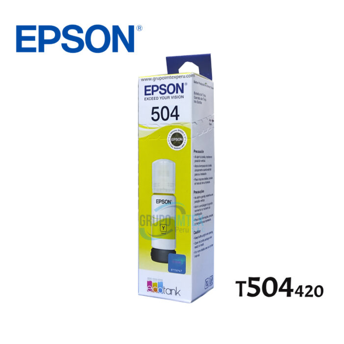 Tinta Epson T504420 T504 Magenta L1110, L3110, L3210, L3150