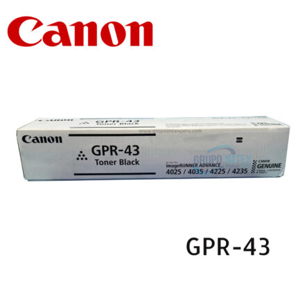 Toner Canon GPR-43 Negro iRADV 4035, 4025, 4235, 4225,