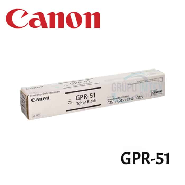 Toner Canon GPR-51 Black  iR ADV C350iF, C250iF, iR ADV C355iF, C255iF