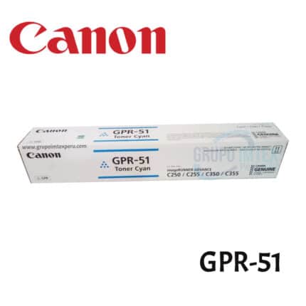 Toner Canon GPR-51 Cyan  iR ADV C350iF, C250iF, iR ADV C355iF, C255iF