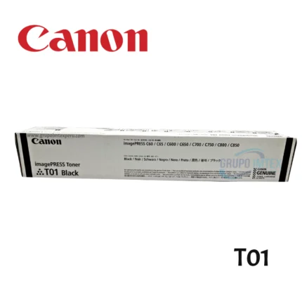 Toner Canon T01 Negro  C710, C750, C800, C810, C850, C910