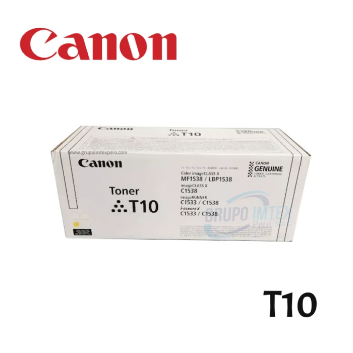 Toner Canon T10  Amarillo imageCLASS X MF1538C,  X LBP1538C, C1533