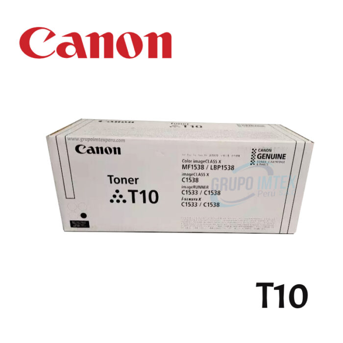 Toner Canon T10  Negro imageCLASS X MF1538C,  X LBP1538C, C1533