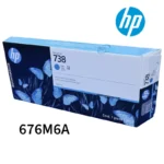 Tinta Hp 738 Cyan 676M6A Designjet T850, T950 300Ml